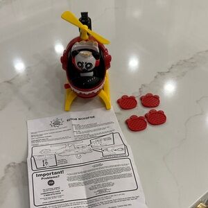 Rescue Helicopter Toy with Panda Pilot - Red and Yellow - ryan’s world